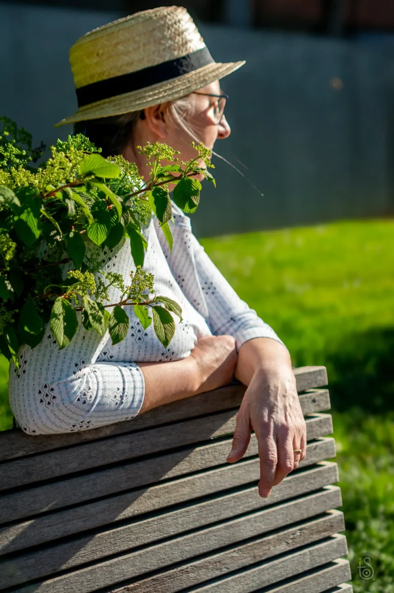 Top Brönte en motif Lozange sur jersey de coton