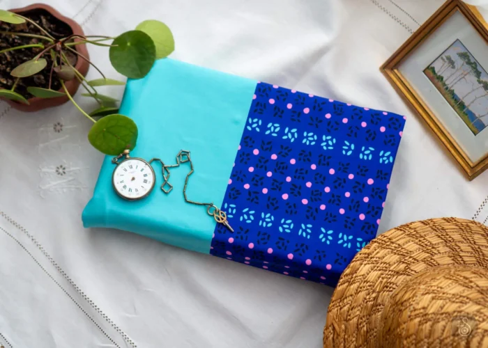 Tissu motif Tictac Violet Extra – Image 2