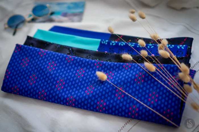 Tissu motif Tictac Violet Extra – Image 5