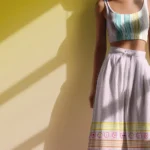 Tissu Berlingot Fraise Frisson