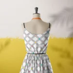 Tissu imprimé Gaufrette Confettis Réglisse