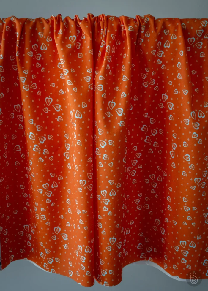 Tissu imprimé Guimauve Mandarine – Image 6