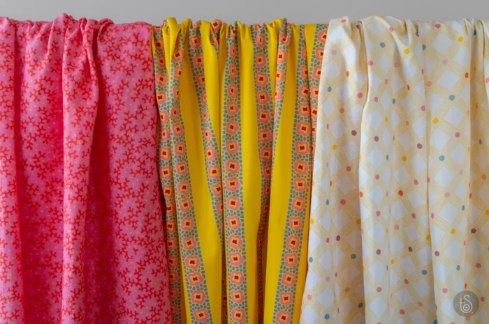 Tissu imprimé Meringue Fraise Mandarine – Image 9