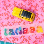 Transfert textile "Tadaaa"