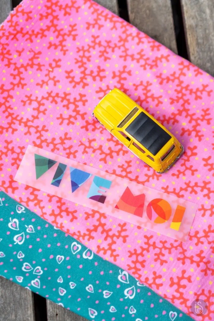 Transfert textile "Vive moi" – Image 2