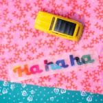 Transfert textile "Ha ha ha"