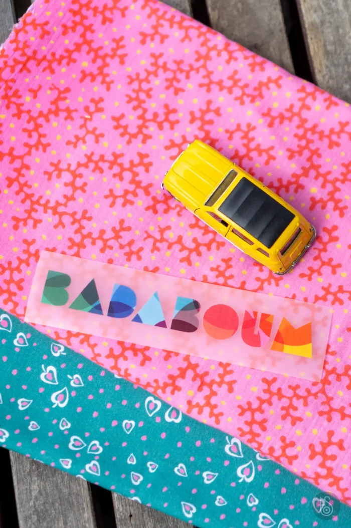 Transfert textile "Badaboum" – Image 2