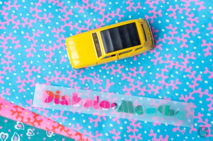 Transfert textile "Diabolo Menthe" – Image 1
