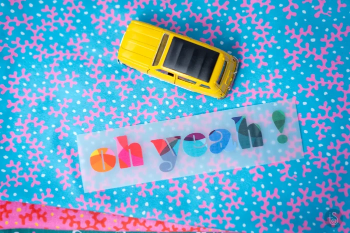 Transfert textile "Oh yeah !" – Image 1
