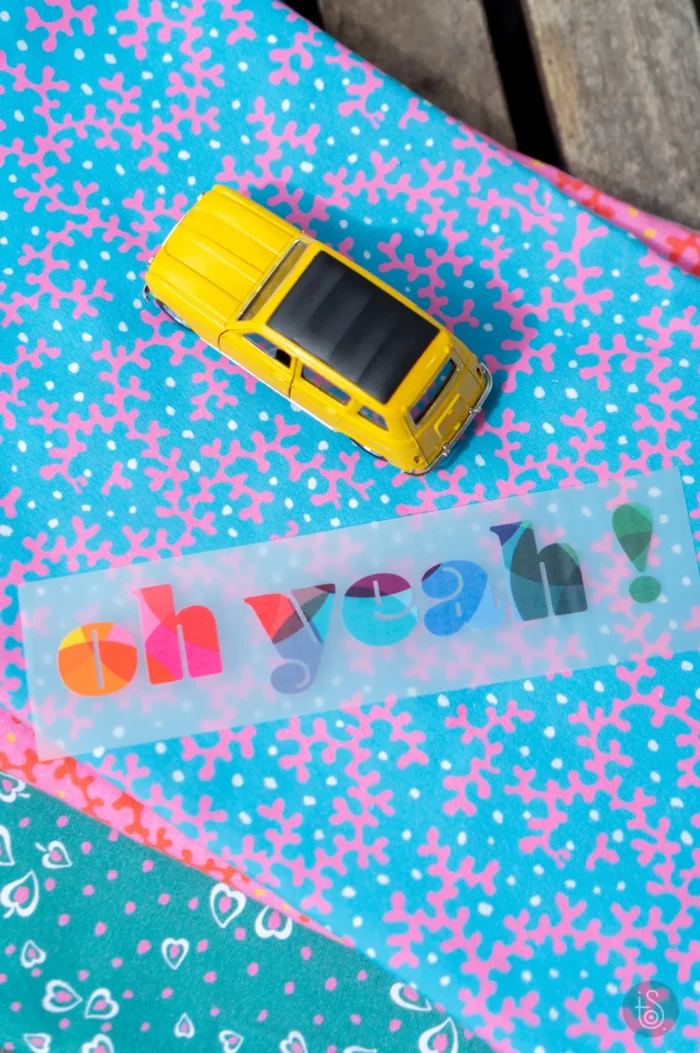 Transfert textile "Oh yeah !" – Image 3