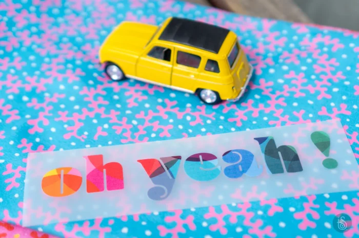 Transfert textile "Oh yeah !" – Image 2