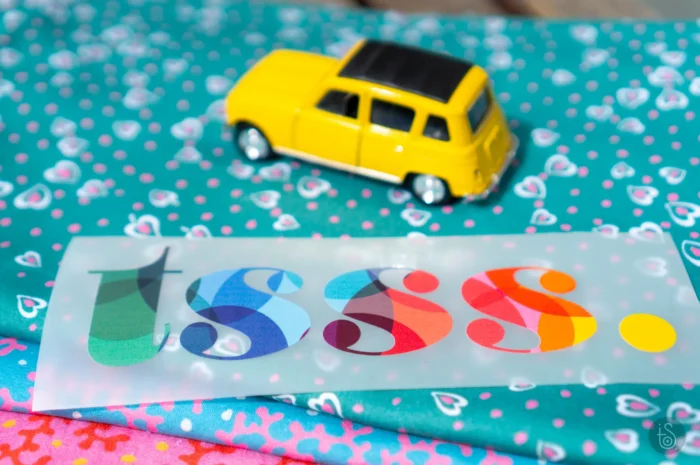 Transfert textile "Tsss." – Image 3