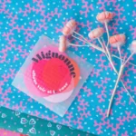 Transfert textile "Mignonne, allons voir si le rose"