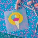 Transfert textile "Vibe check"