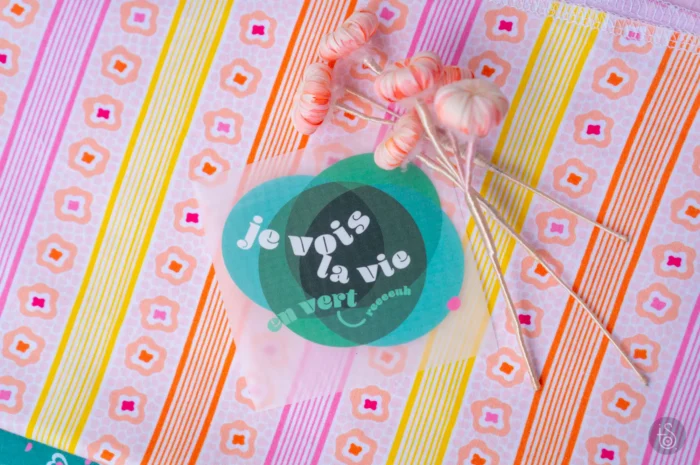 Transfert textile "Je vois la vie en vert" – Image 1