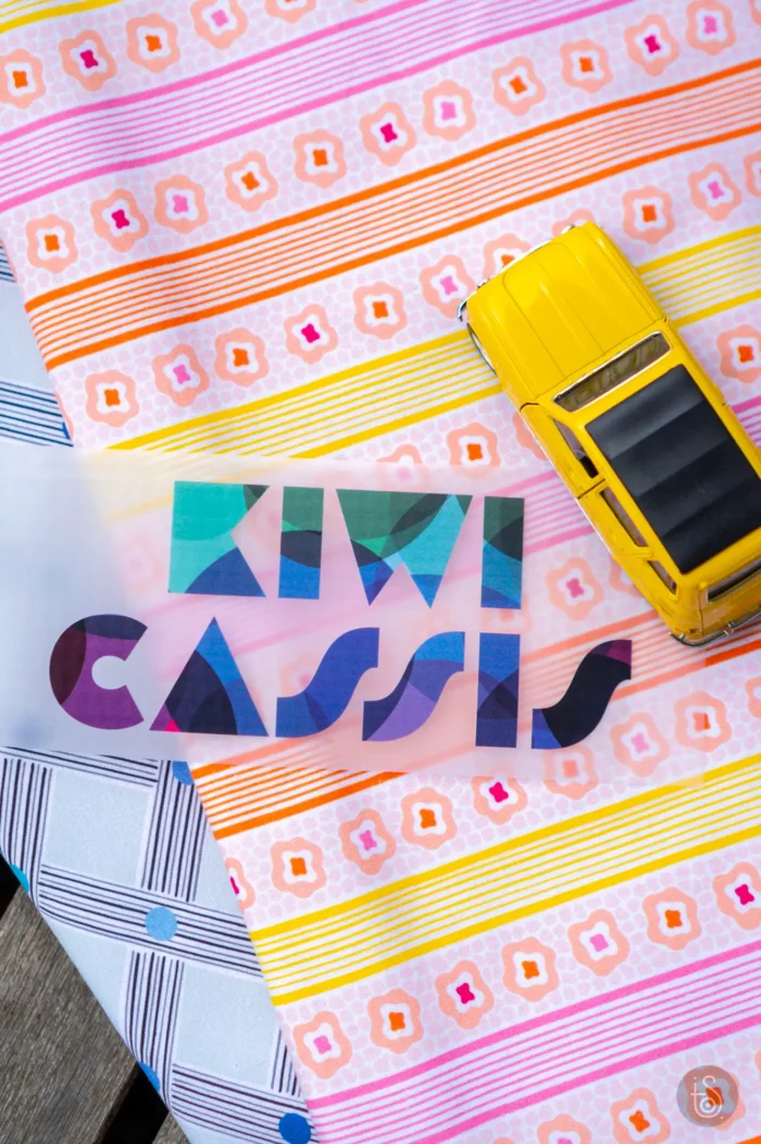 Transfert textile "Kiwi Cassis" – Image 2
