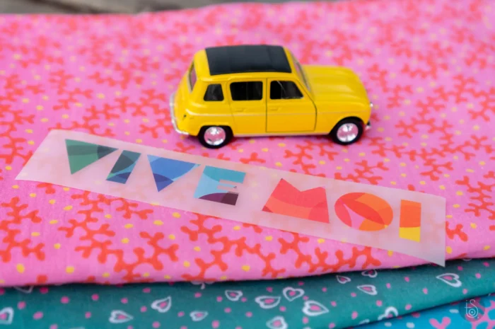 Transfert textile "Vive moi" – Image 3