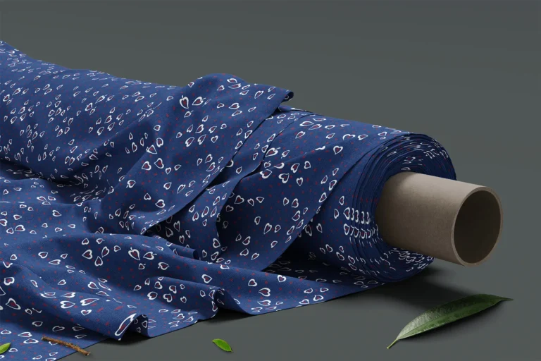 tissu imprimé guimauve héritage